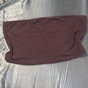 Brown tube too wore it once size says 1X but fits like medium !